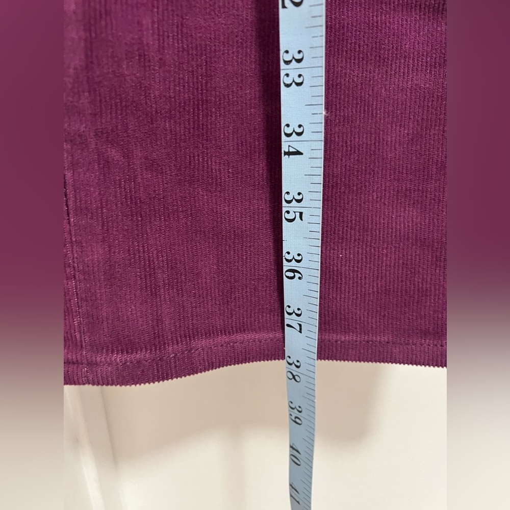 NWT LEVI’S Women Corduroy Burgundy Pants - Picture 11 of 12